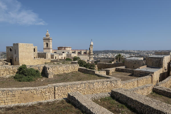 The cathedral of Rabat at Gozo Island, Malta, Europe