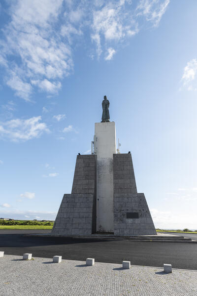 Monument of Miradouro Do Facho, Terceria island, Azores islands, Portugal 