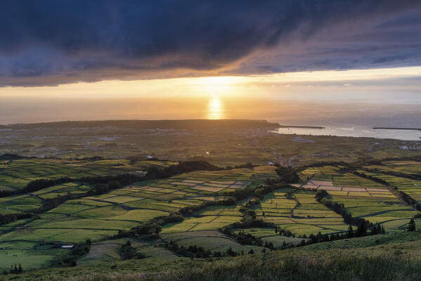 Sunrise at Terceria island, Azores islands, Portugal 