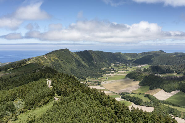 Fields of San Miguel Island, Azores, Portugal, Europe