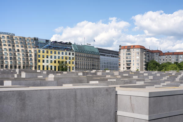 The Holocaust memorial monument in the centre of Berlin, Germany, Europe
