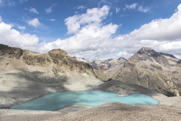 Lej Lagrev, Silvaplana, Canton of Graubünden, Engadine, Switzerland, Europe