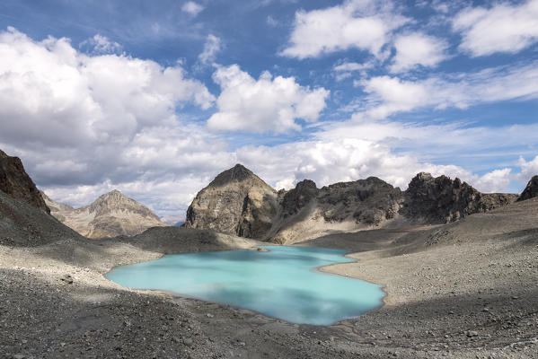 Lej Lagrev, Silvaplana, Canton of Graubünden, Engadine, Switzerland, Europe 