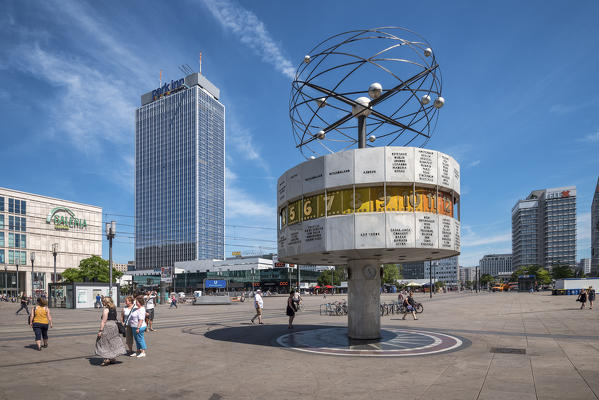 The Alexanderplatz in Berlin, Germany, Europe