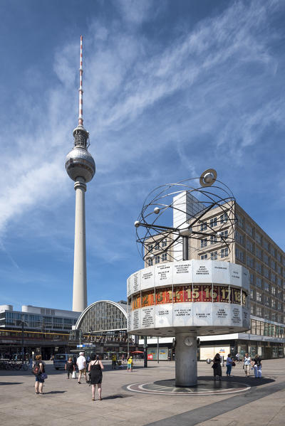 The Alexanderplatz in Berlin, Germany, Europe