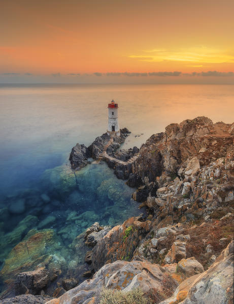 Capo Ferro Lighthouse, Porto Cervo, Sardinia, Italy 