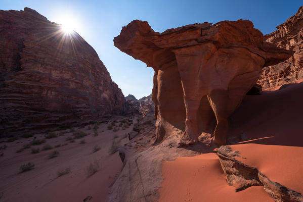 Wadi rum desert, south Jordan, Middle east, Asia