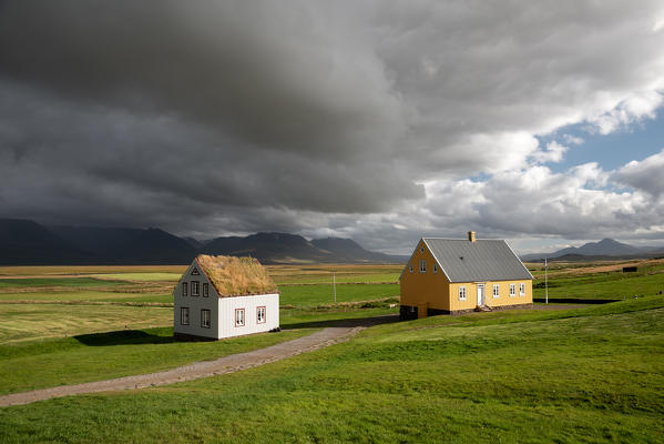 Glaumbaer historical museum, the oldest farm in Iceland, Skagafjordur, Northern Iceland