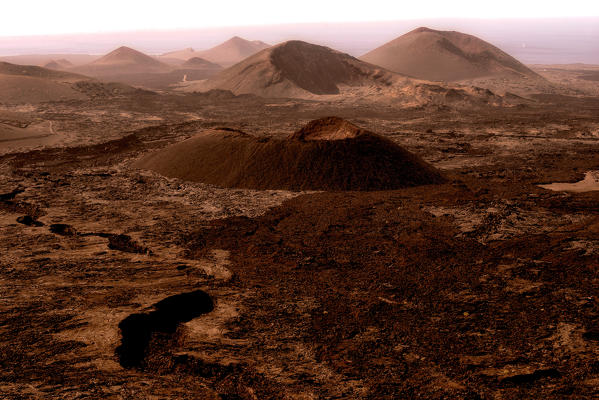 Timanfaya National Park, Lanzarote, Canary island, Spain, Europe