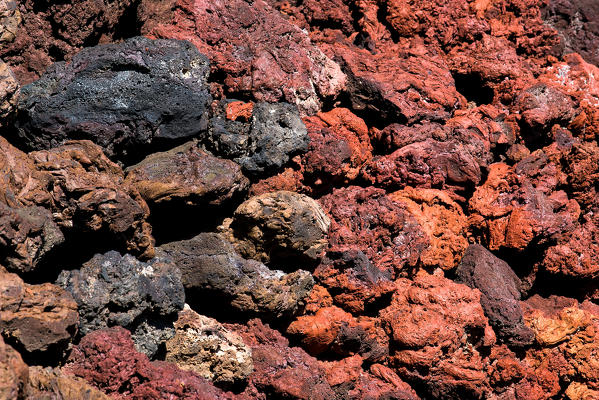 Lava stones, Timanfaya National Park, Lanzarote, Canary island, Spain, Europe