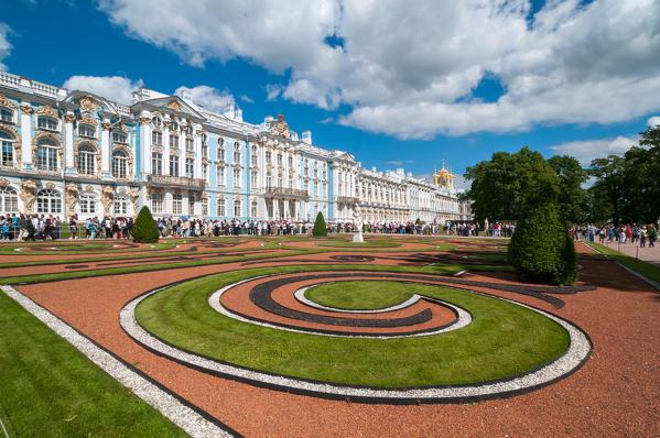 Catherine Palace and park, Tsarskoye Selo, Saint Petersburg, Russia