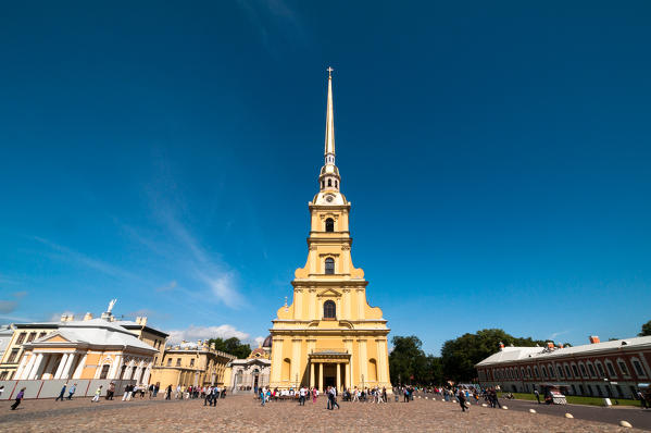 Cathedral of Saints Peter and Paul on Zayachy Island, Saint Petersburg, Russia