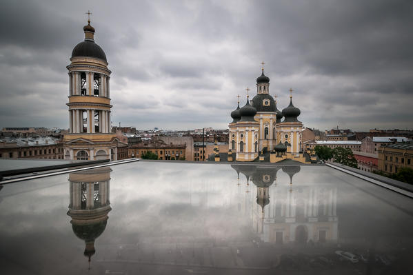 Church of the Vladimir Icon of the Mother of God and Bell tower, Saint Petersburg, Russia