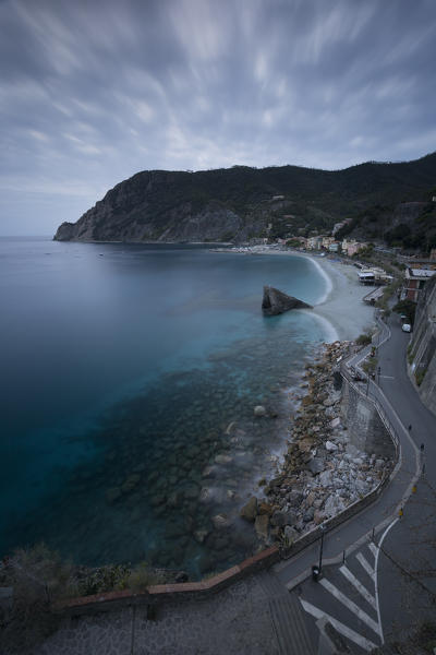 the bay of Monterosso al Mare, Cinque Terre, municipality of Monterosso al Mare, La Spezia provence, Liguria, Italy, Europe