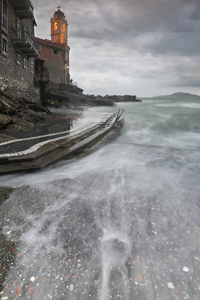 Cloudy day in Tellaro, municipality of Lerici, La Spezia province, Liguria, Italy, Europe