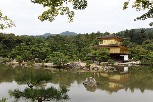 Kinkaku-ji shrine, golden temple, Kyoto, Japan, Asia