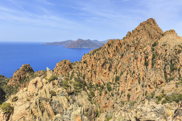 Calanchi di Piana (Les calanques de Piana), gulf of Porto, Southern Corsica, France