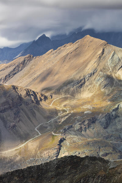 View of Taschhorn from Gornergrat during summer, Zermatt, Canton of Valais, Visp, Switzerland, Western Europe
