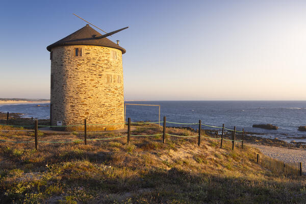 Apulia Windmills at sunset, Apulia, Esposende, Braga, Norte, Portugal, Iberian Peninsula, Western Europe