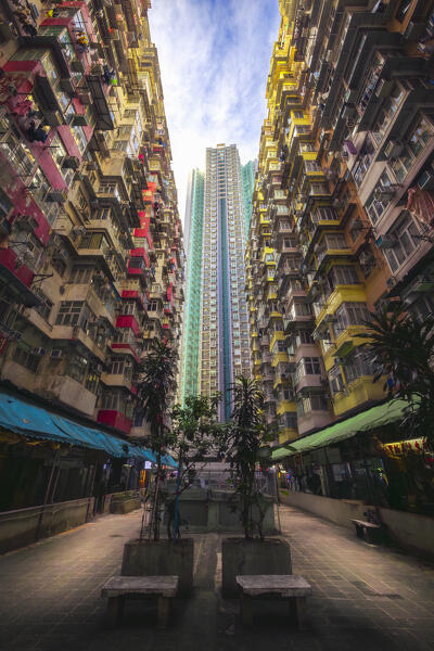 Monster Buildings during daytime, Quarry Bay. Hong Kong, China, Asia