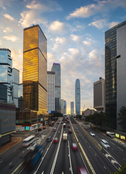 Rush hour in Central, Central, Hong Kong island, Hong Kong, China, Asia