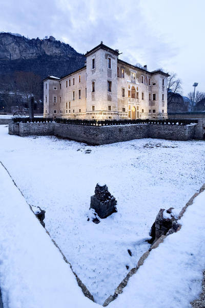 The Albere Palace is a 16th-century villa-fortress built by the Madruzzo bishops. Trento, Trentino Alto-Adige, Italy, Europe.