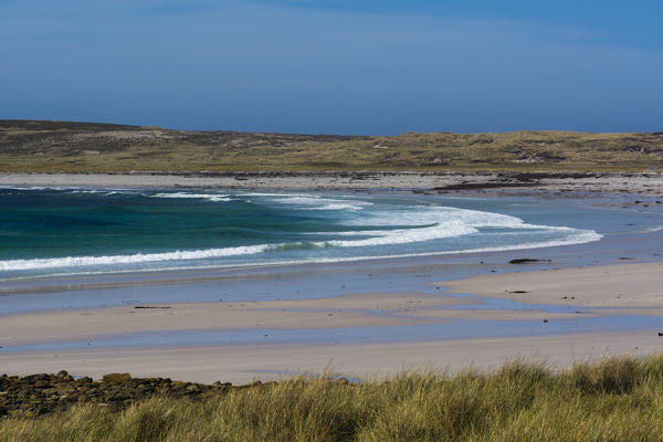 The coastline of Cape Dolphin.