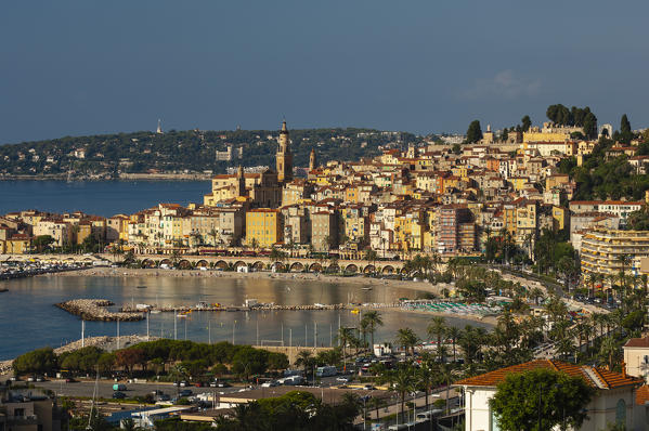 Menton, Cote d'Azur, Alpes-Maritimes, France.