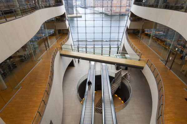 Denmark, Copenhagen, Black Diamond library.