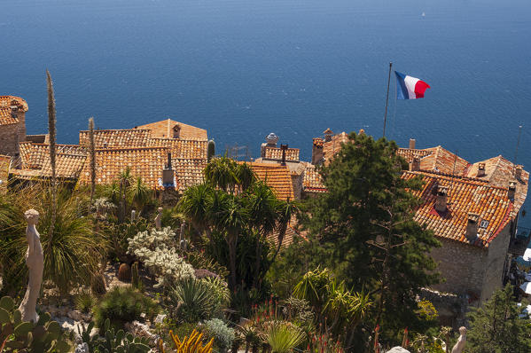 Botanic garden, Eze-Village, Cote d'Azur, France.