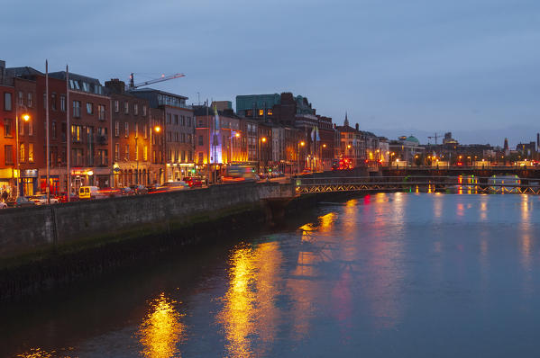 Liffey River, Dublin, Ireland.