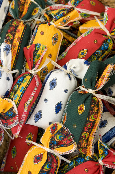 Lavender bags, Moustiers-Sainte-Marie, Provence, France.