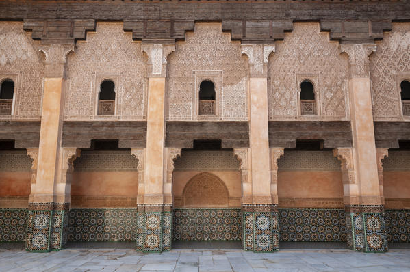 Ali ben Youssef Medersa Koranic School, Marrakech, Morocco.