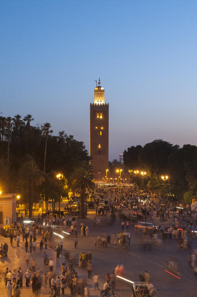 Koutoubia Mosque, Marrakech, Morocco.