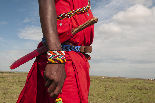 Masai man, Masai Mara, Kenya. MR
