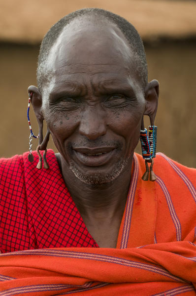 Masai man, Masai Mara, Kenya. MR