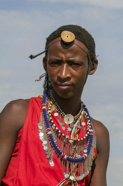 Masai man, Masai Mara, Kenya. MR