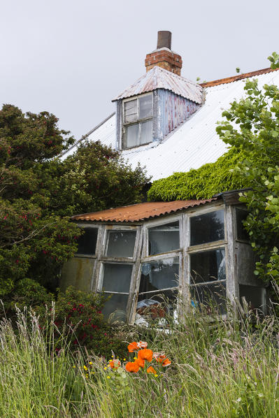 Abandoned house in Stanley, the capital of the Falkland Islands.