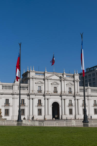 Palacio de la Moneda in Santiago, Chile.