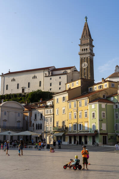 Tartini square, Piran, Slovenia.