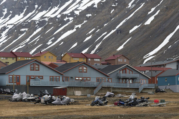 Longyearbyen, Spitsbergen, Svalbard Islands, Norway.