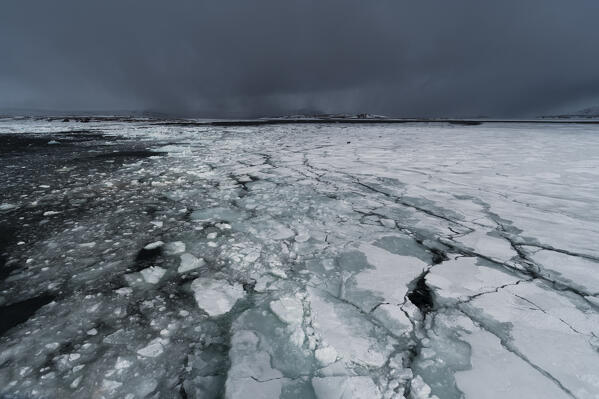 Murchinson Bay, Murchisonfjorden, Nordauslandet, Svalbard Islands, Norway.