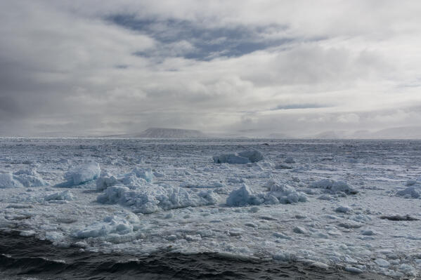 Wahlenberg fjord, Nordaustlandet, Svalbard Islands, Norway.
