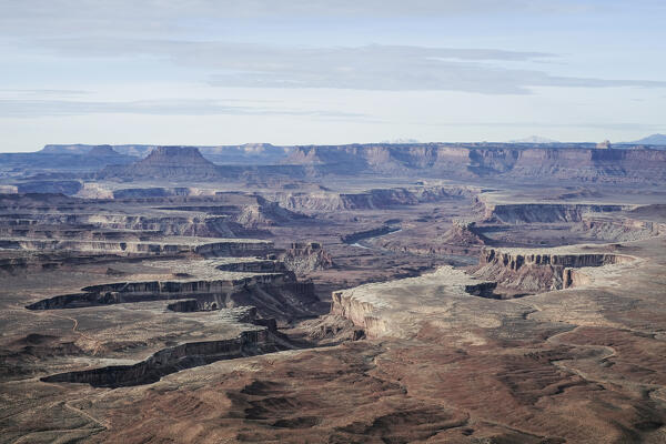 USA, Utah, Canyonlands National Park: Green River overlook