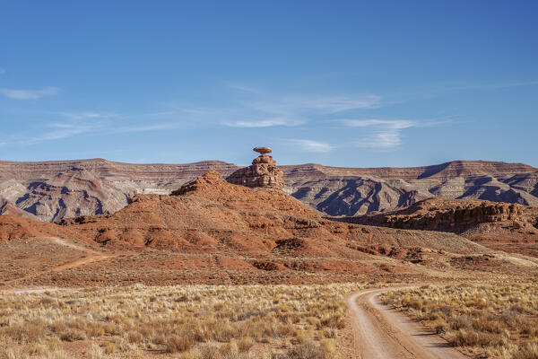 USA, Utah: the Mexican Hat rock