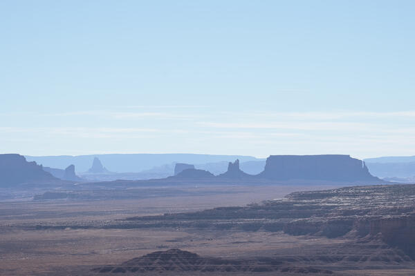 USA, Utah: the Monument Valley from Muley Point overlook