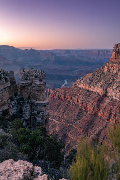 Another day has gone over the Grand Canyon National Park, South Rim; Arizona, United States of America