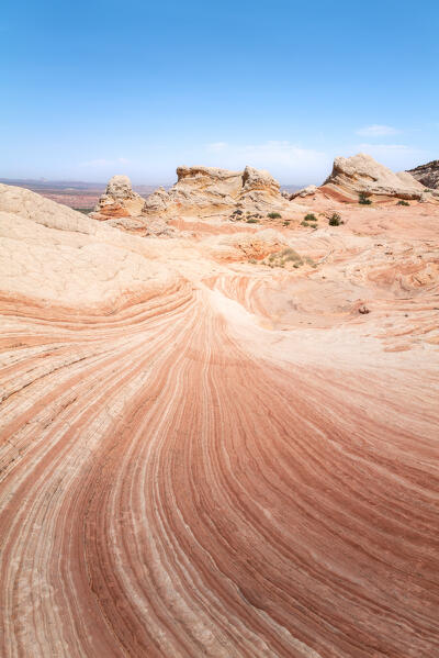 Layers and layers of eternity carved by the strengh of Mother Nature at White Pocket; Vermillion Cliffs, Arizona, United States of America