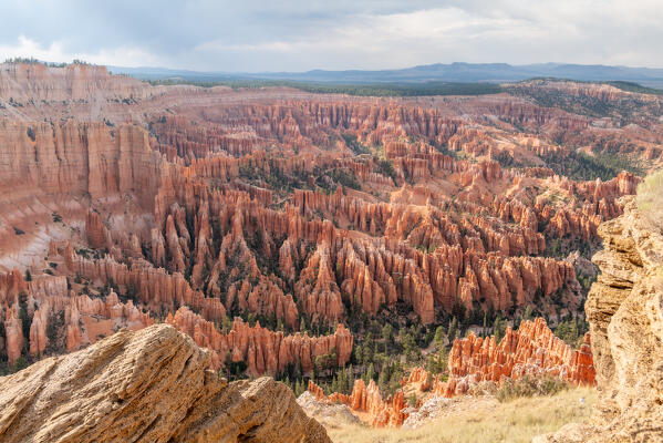The legend tells they are guardians, millions of pillars, columns and hoodoos for the iconic postcard of Bryce Canyon National Park; Utah, United States of America