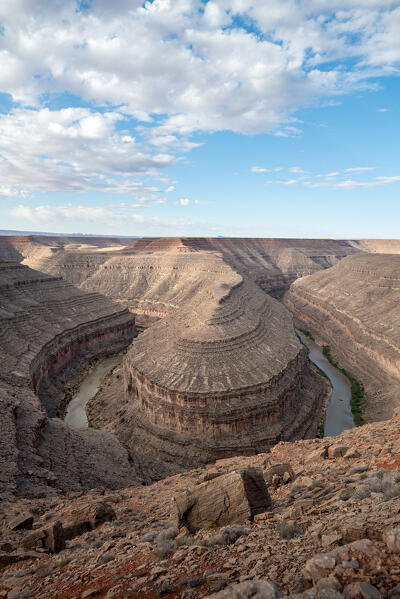 San Juan river in the canyons of the Goosenecks State Park; Utah, United States of America